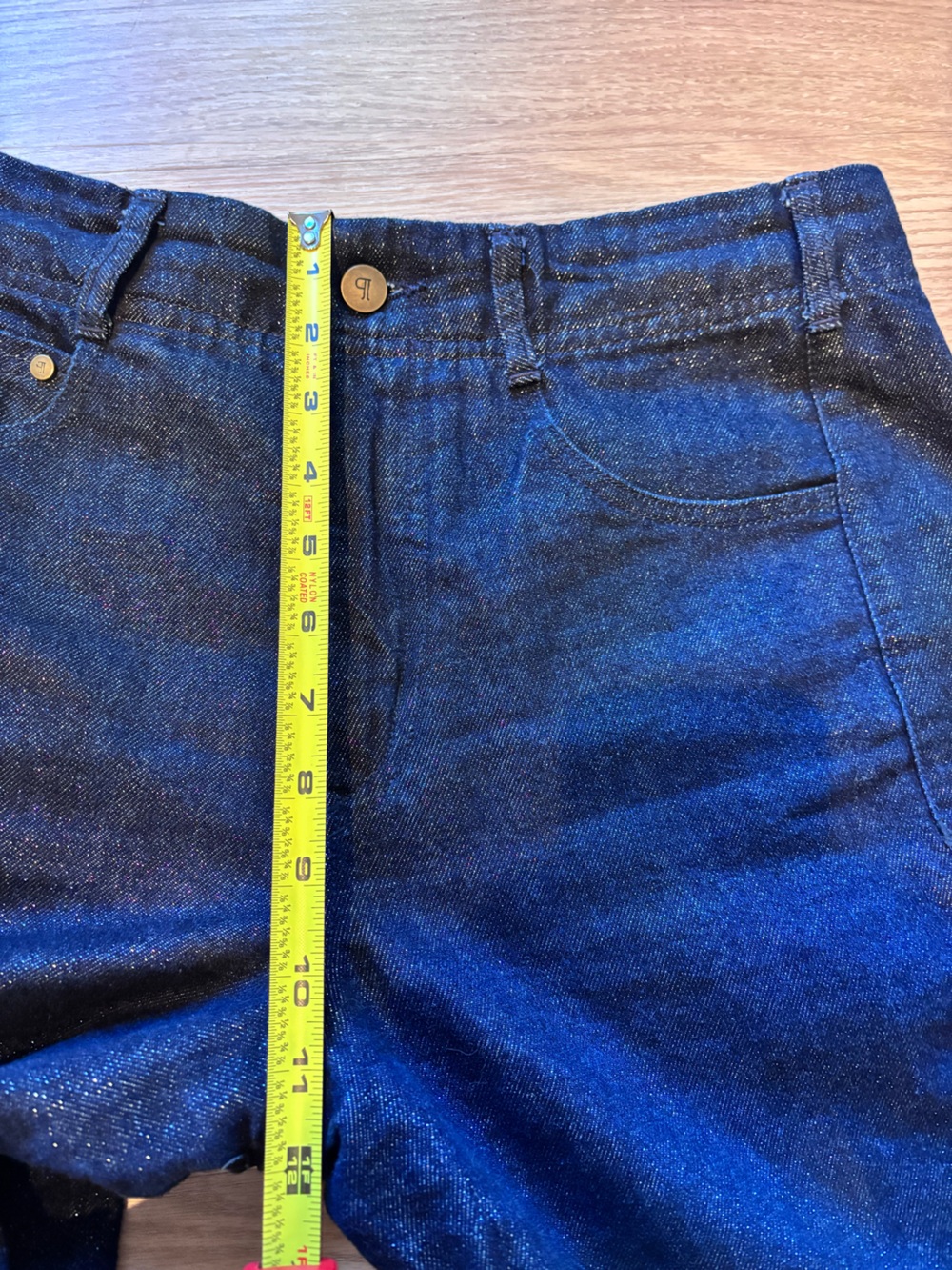 Anthropologie Pilcro Women’s 28 (Fits 31)Adi Sparkle Pull On Mid Rise Flare Jean - Picture 7 of 14
